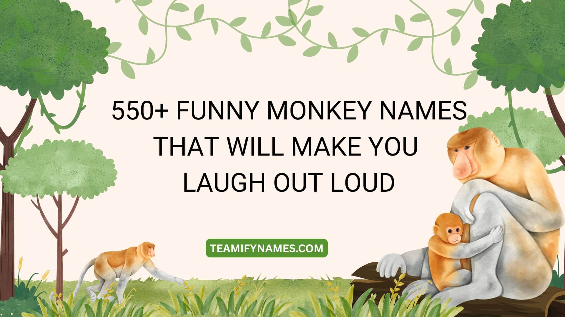 550+ Funny Monkey Names That Will Make You Laugh Out Loud