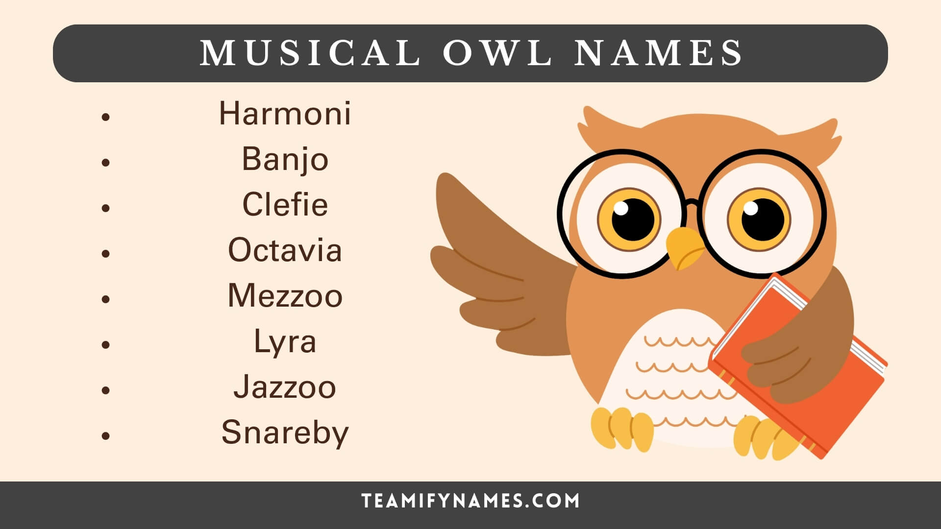 Musical Owl Names