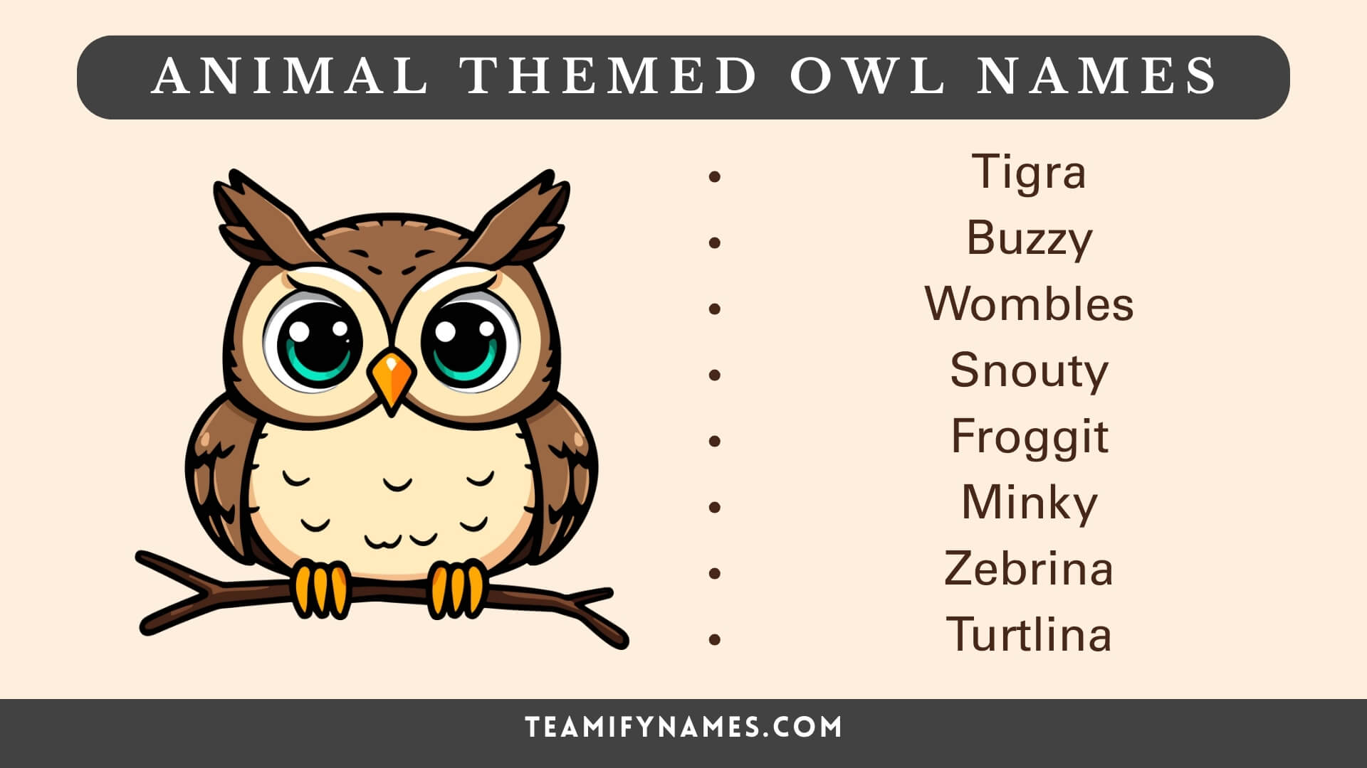 Animal Themed Owl Names