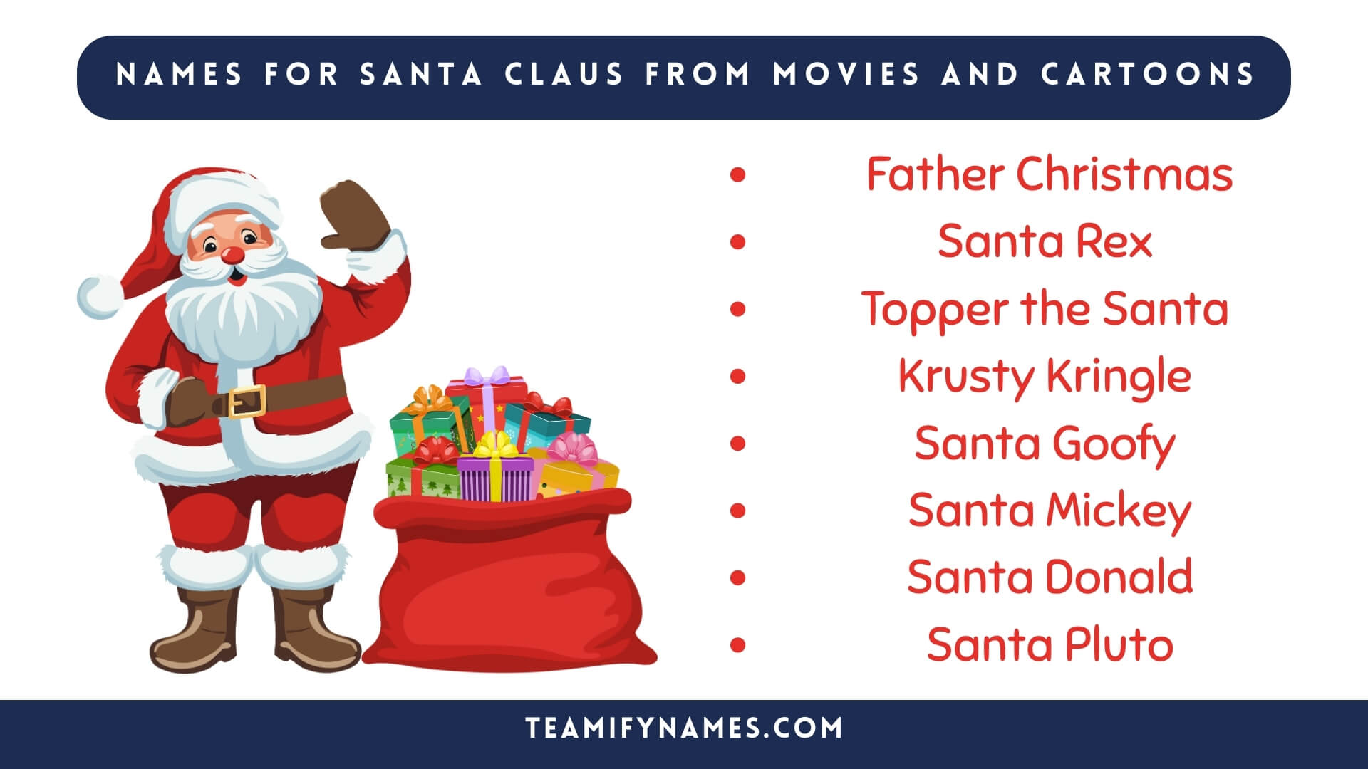 Names For Santa Claus From Movies and Cartoons