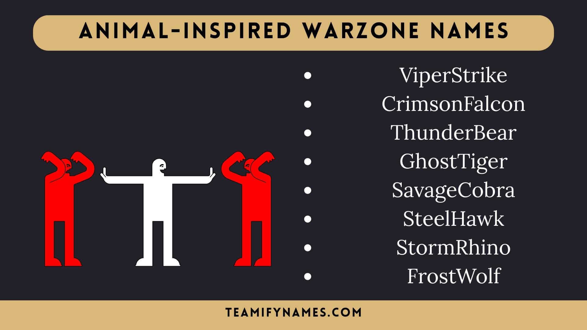 Animal-Inspired Warzone Names