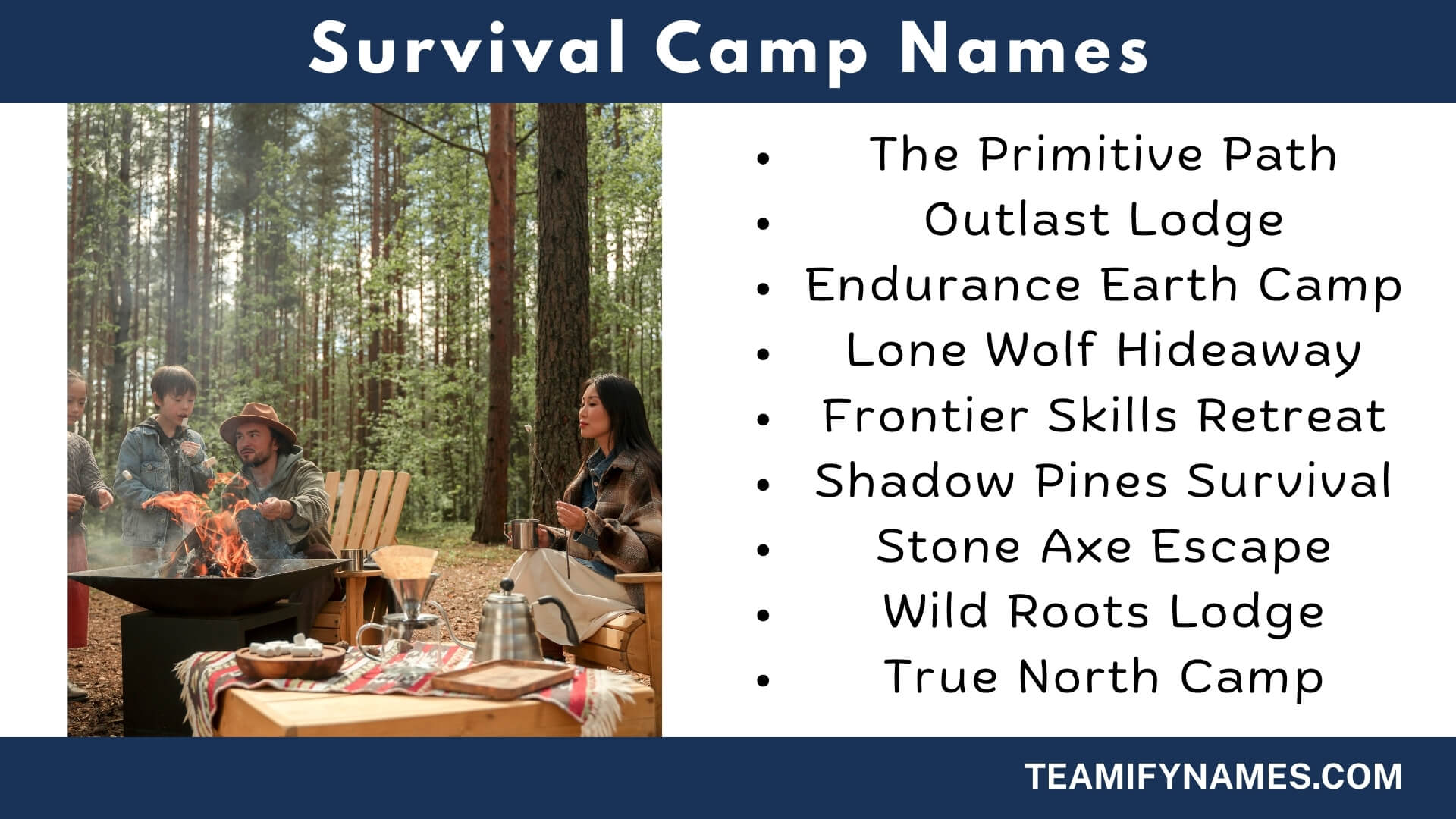 Survival Camp Names