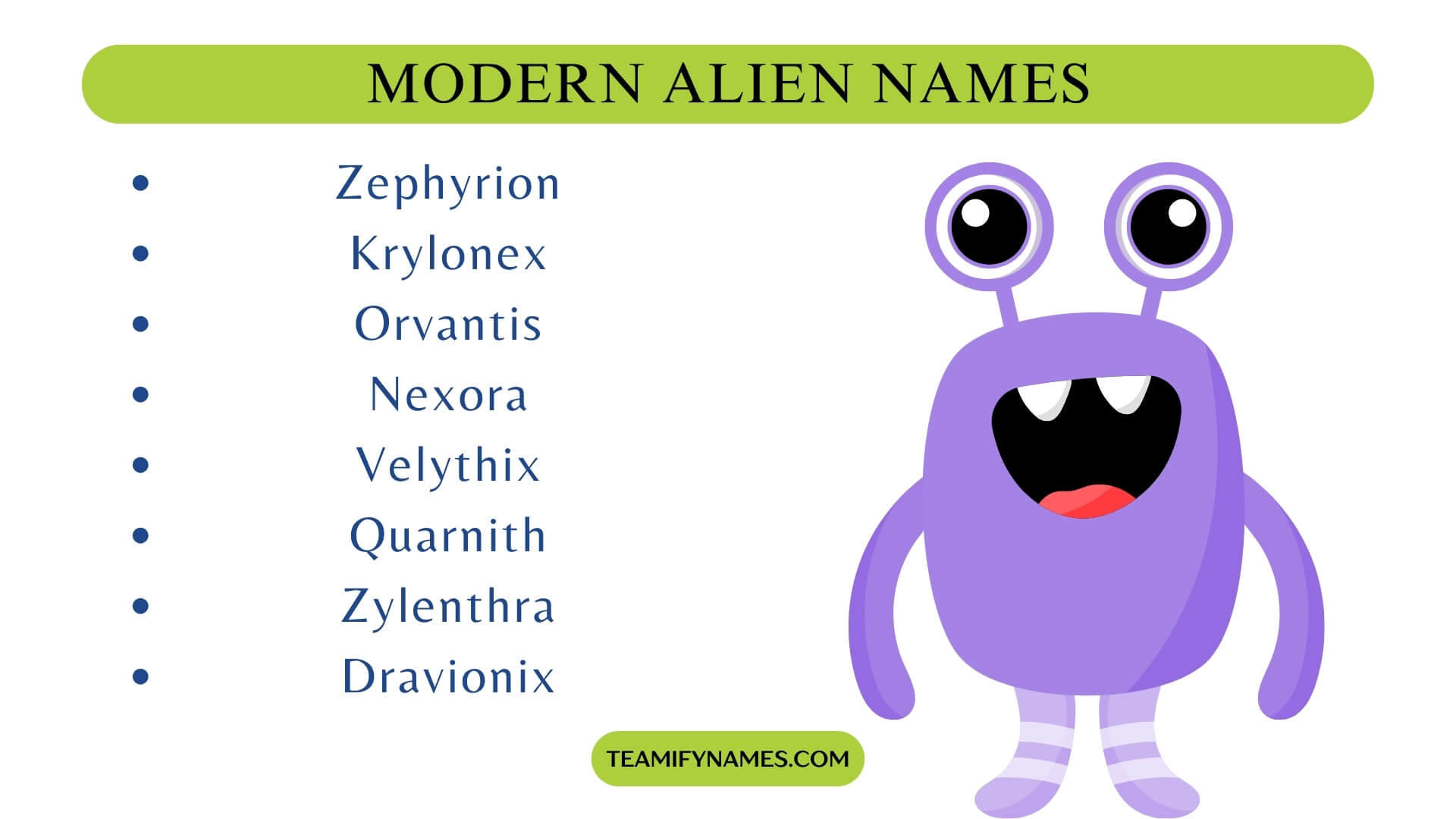 Modern Alien Names