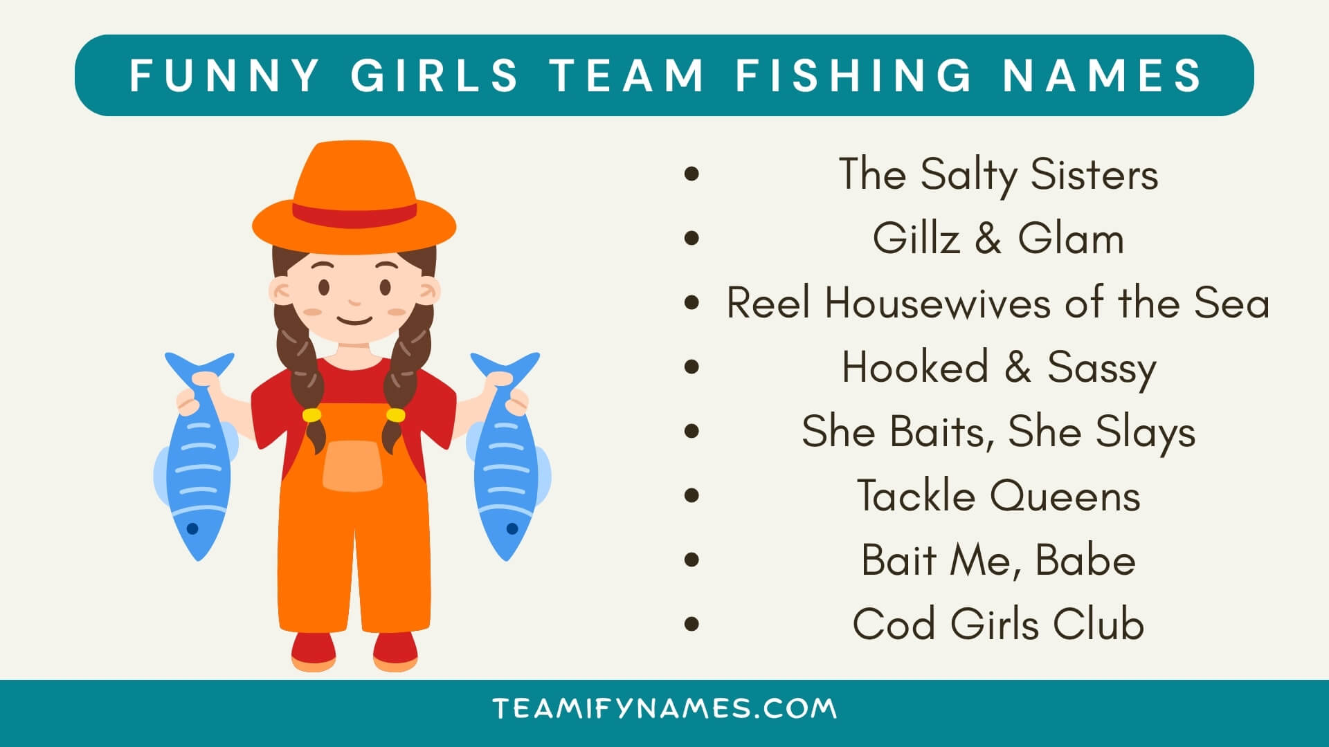 Funny Girls Team Fishing Names