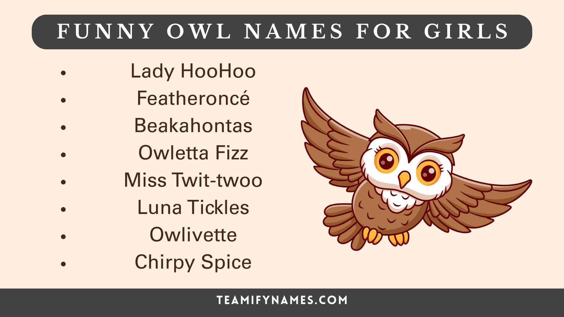 Funny Owl Names for Girls
