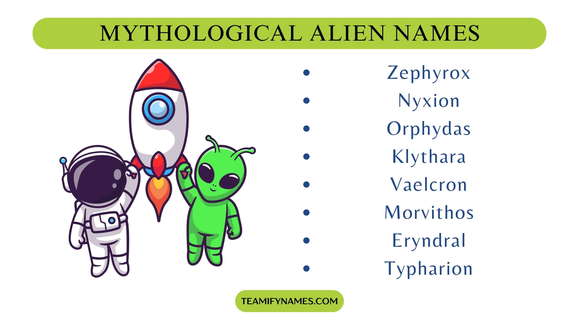 Mythological  Alien Names