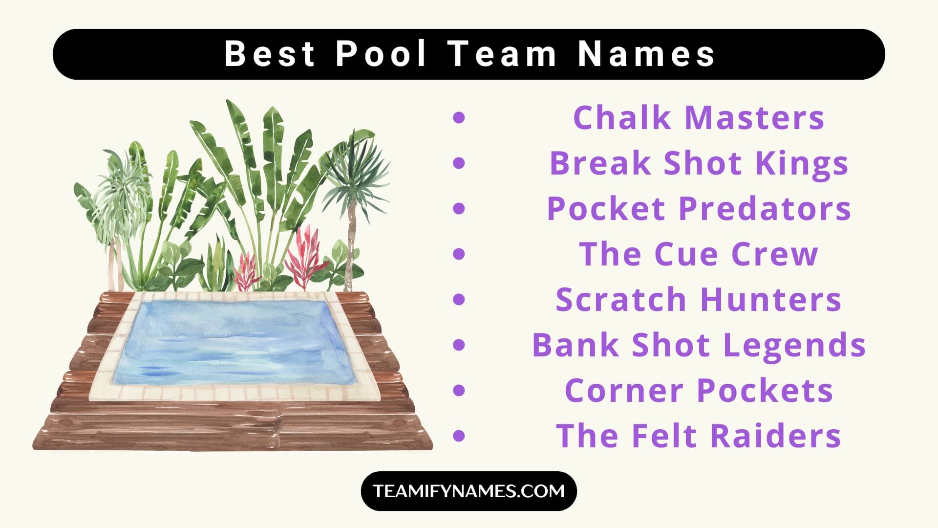 Best Pool Team Names