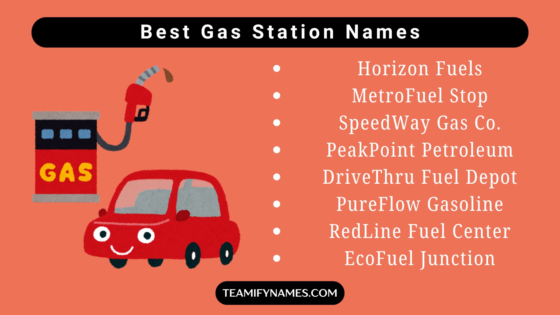 Best Gas Station Names