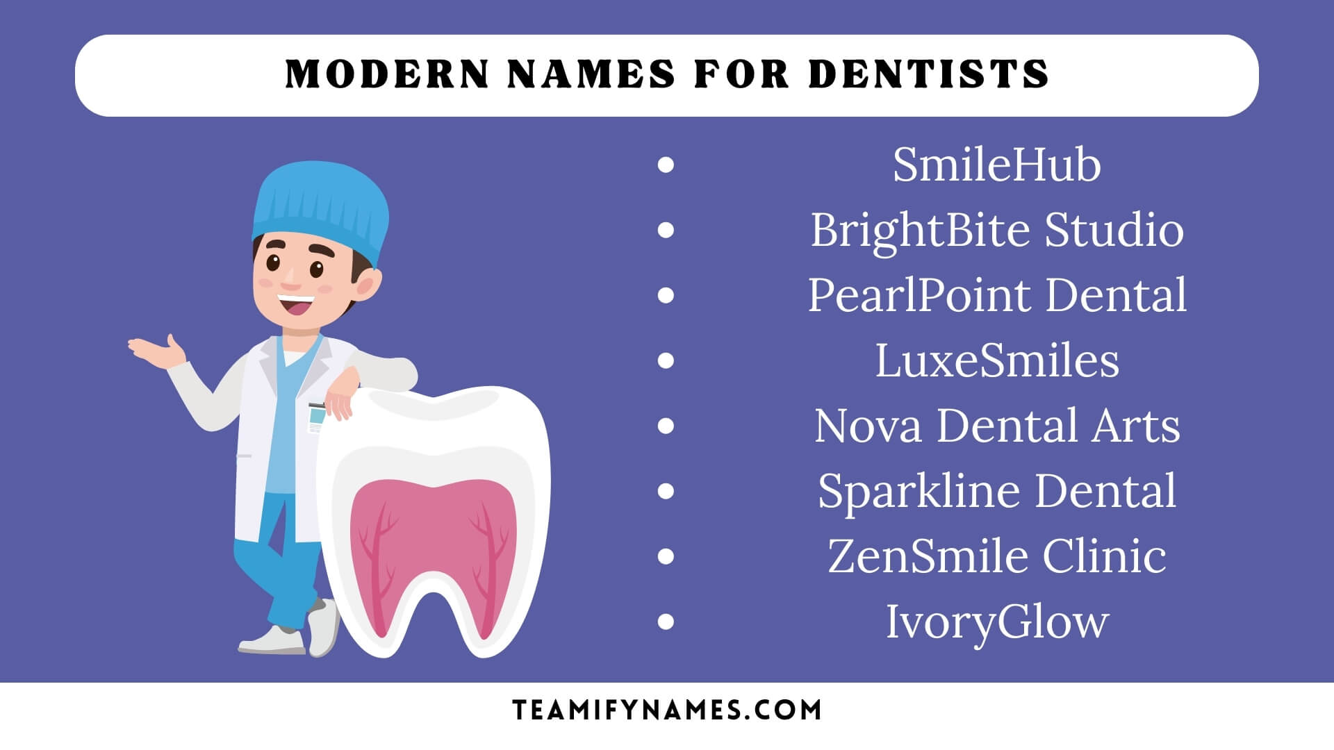Modern Names For Dentists