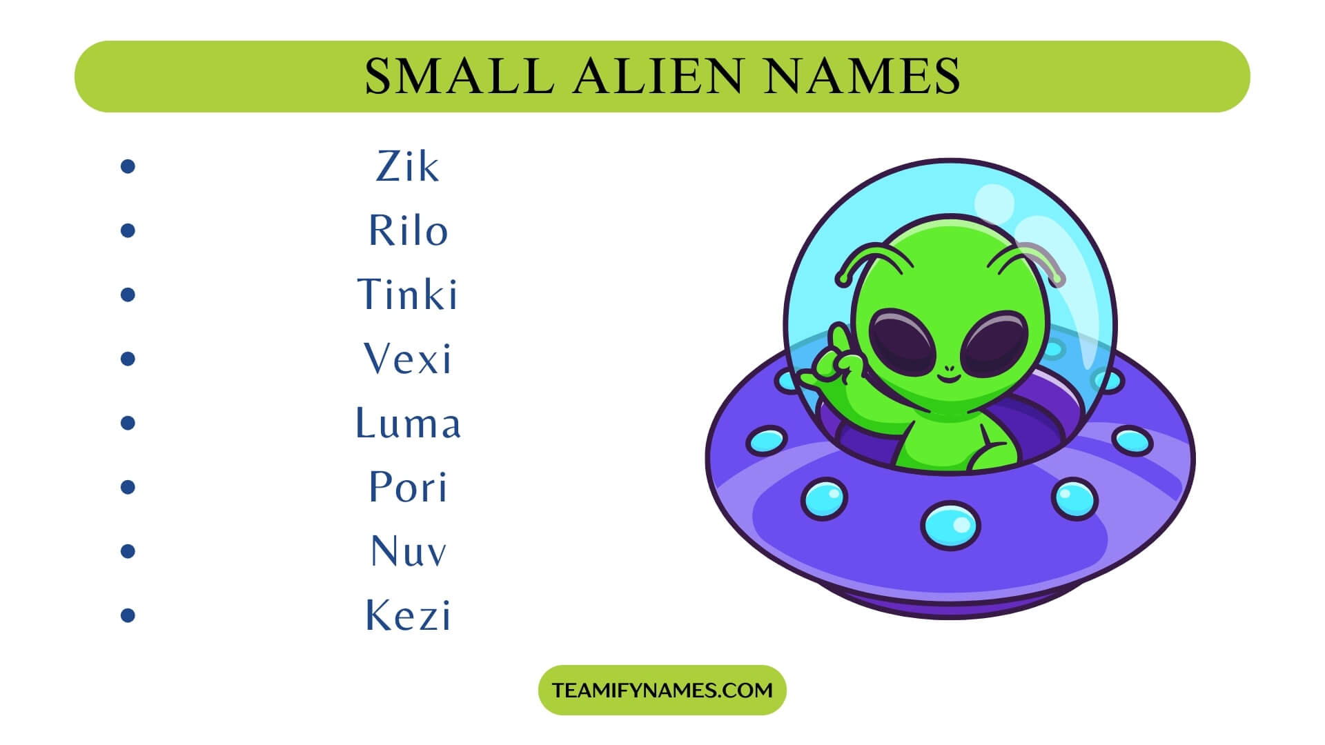 Small Alien Names