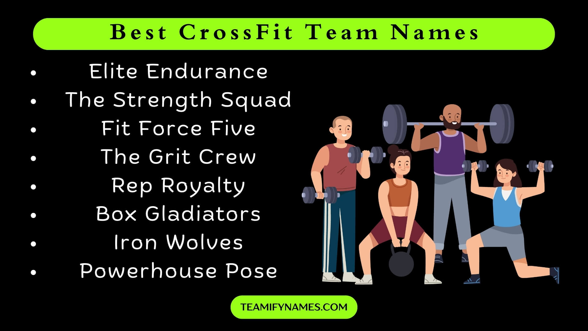 Best CrossFit Team Names