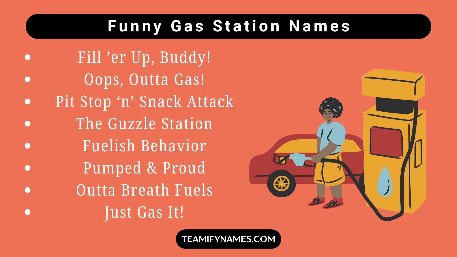 Funny Gas Station Names