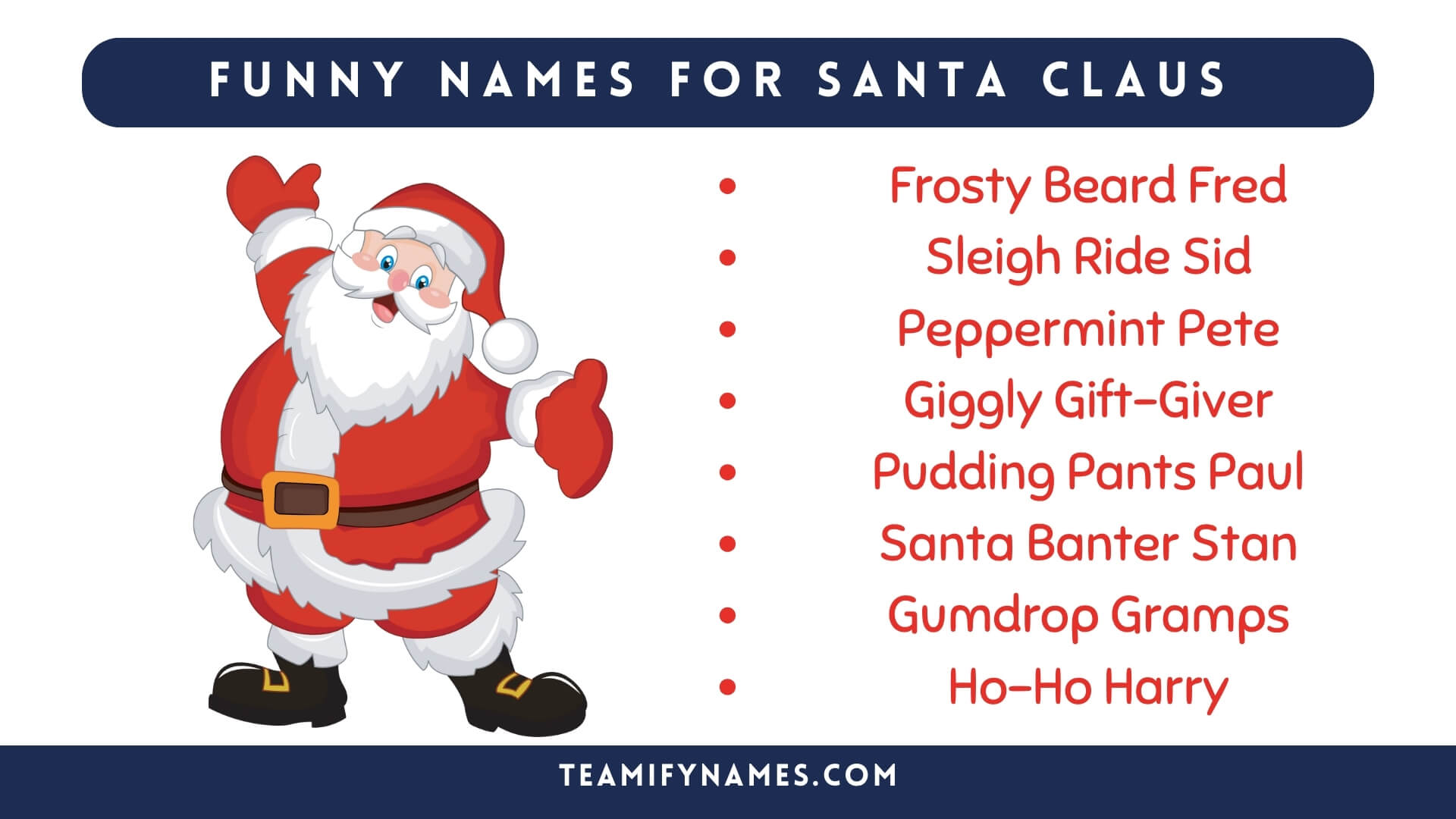 Funny Names For Santa Claus 