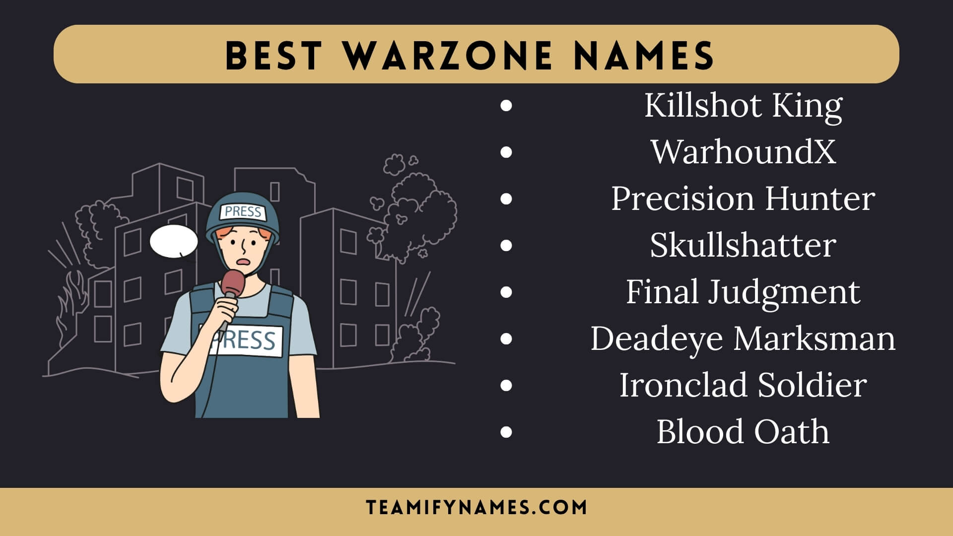 Best Warzone Names 