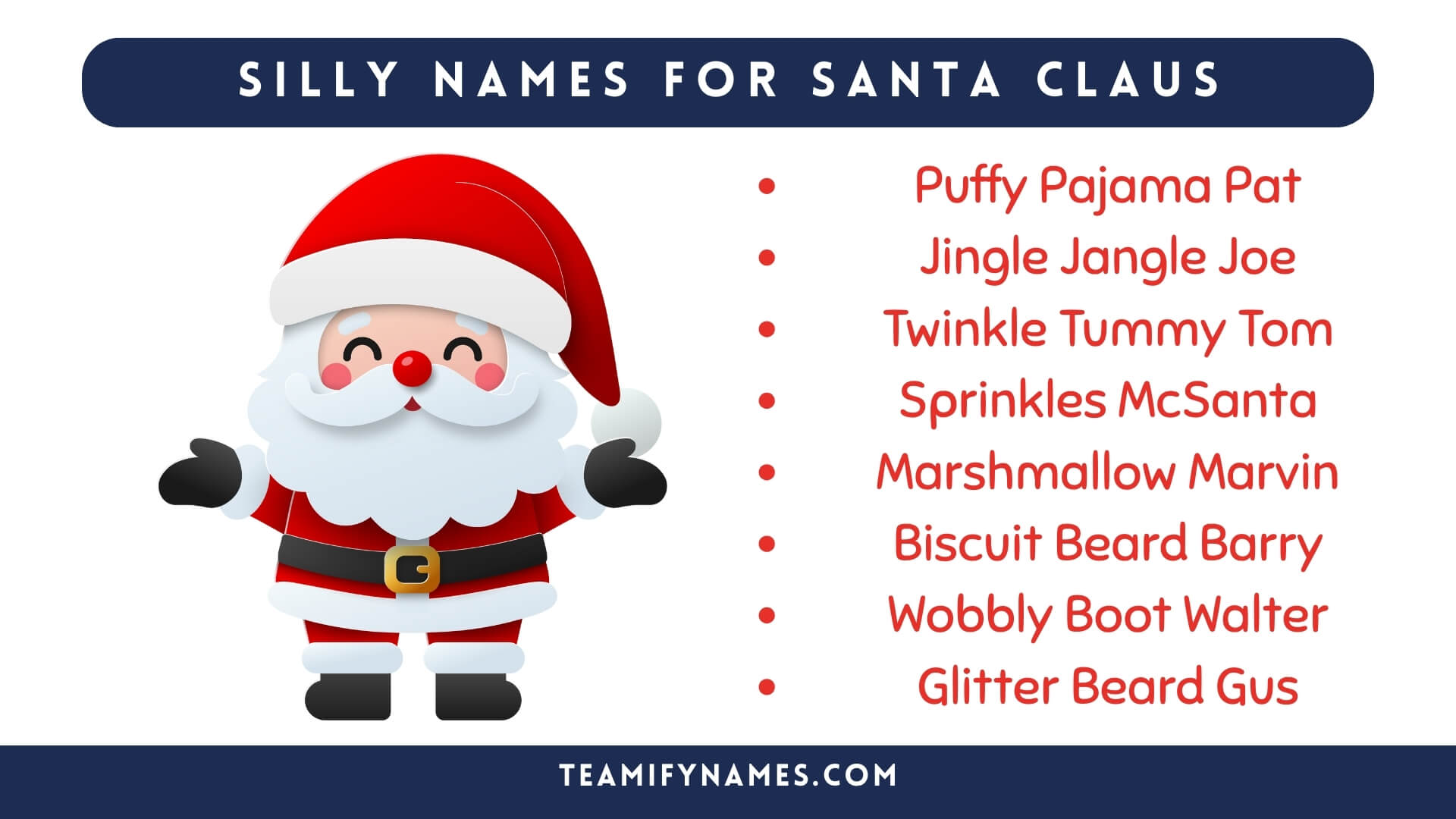 Silly Names For Santa Claus