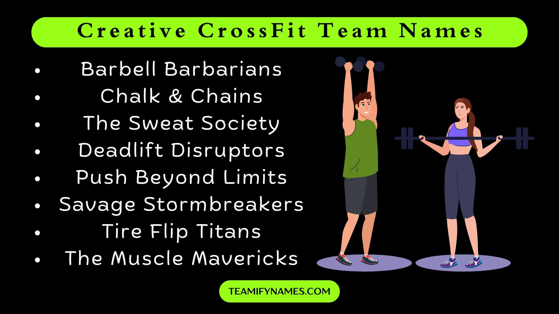 Creative CrossFit Team Names