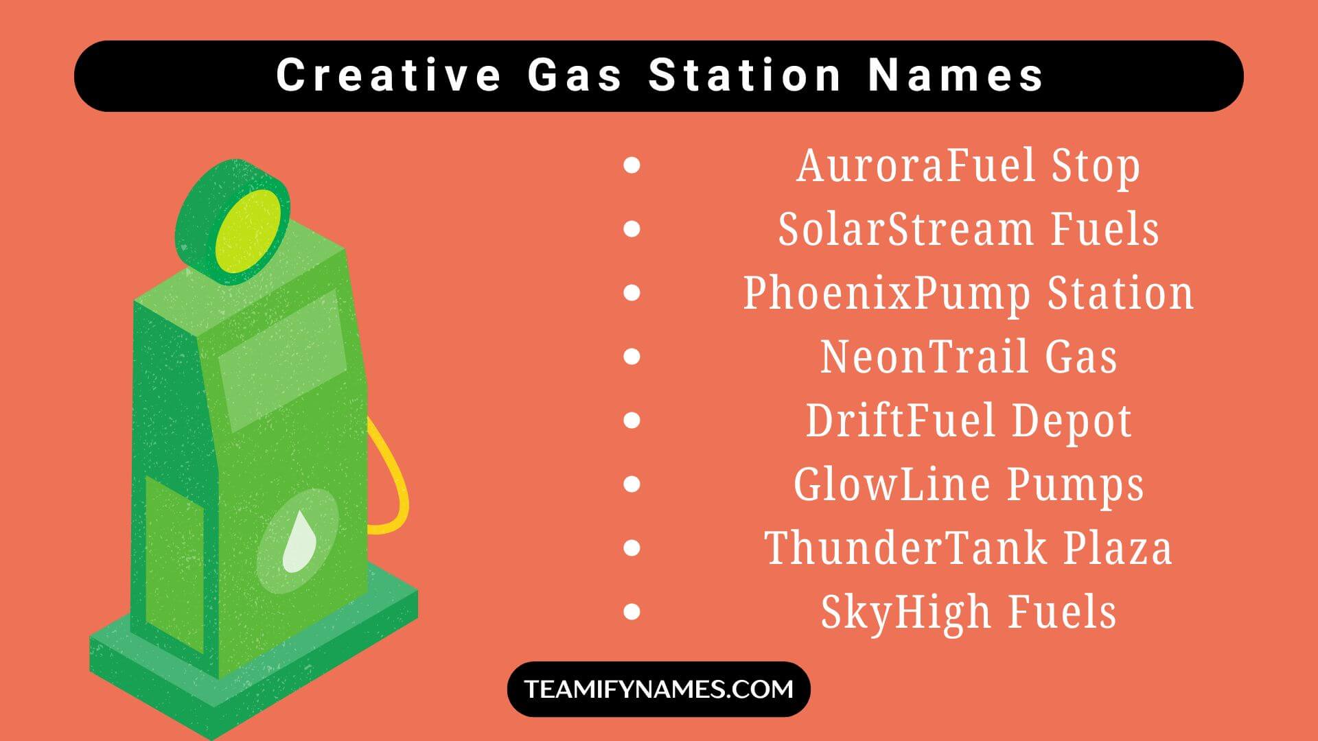 Creative Gas Station Names