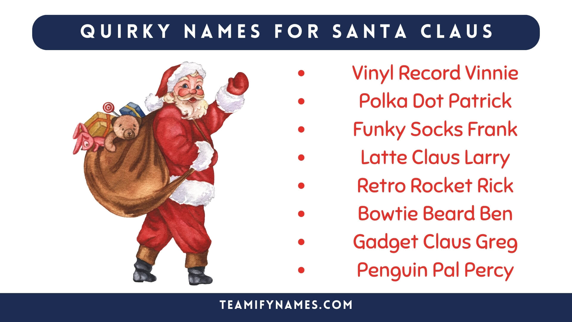 Quirky Names For Santa Claus