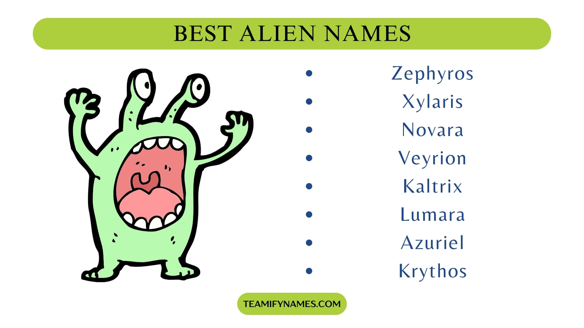 Best Alien Names