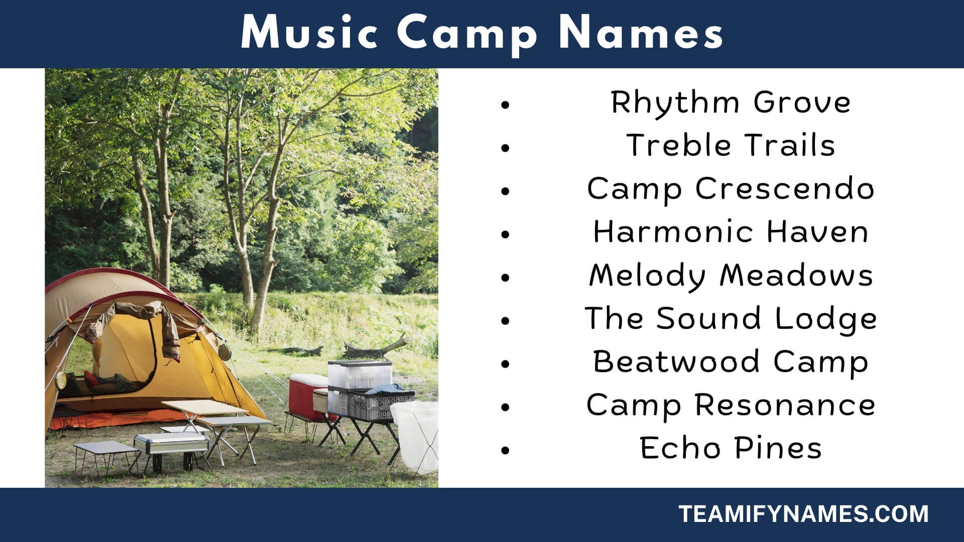 Music Camp Names