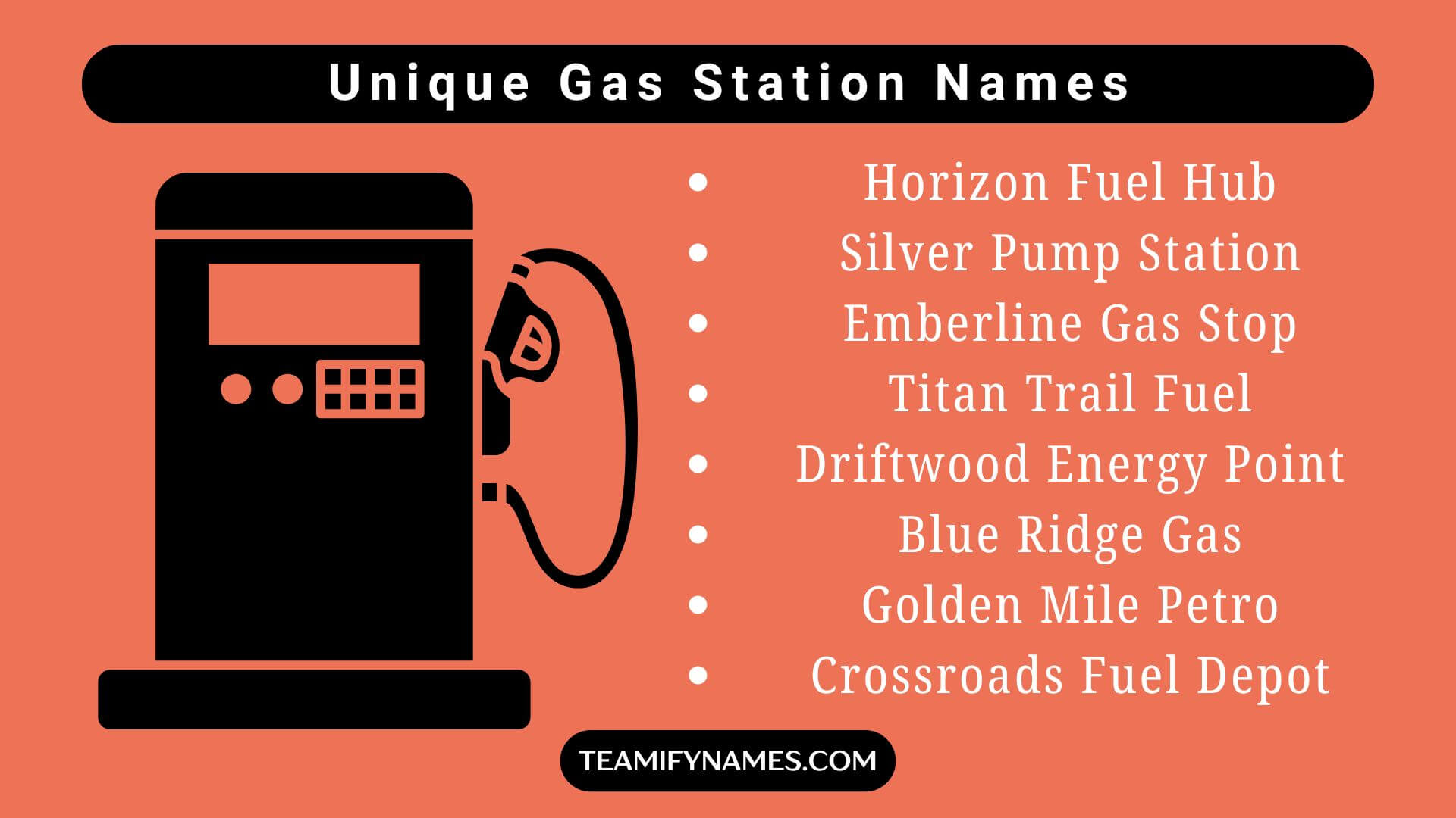 Unique Gas Station Names