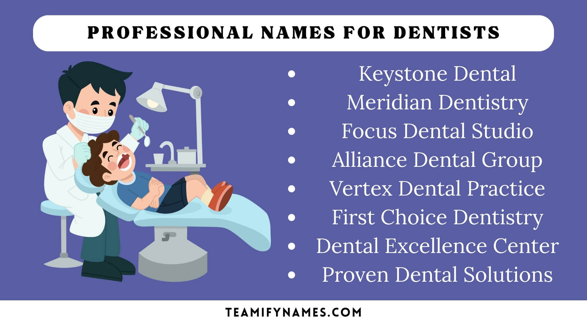 Professional Names For Dentists