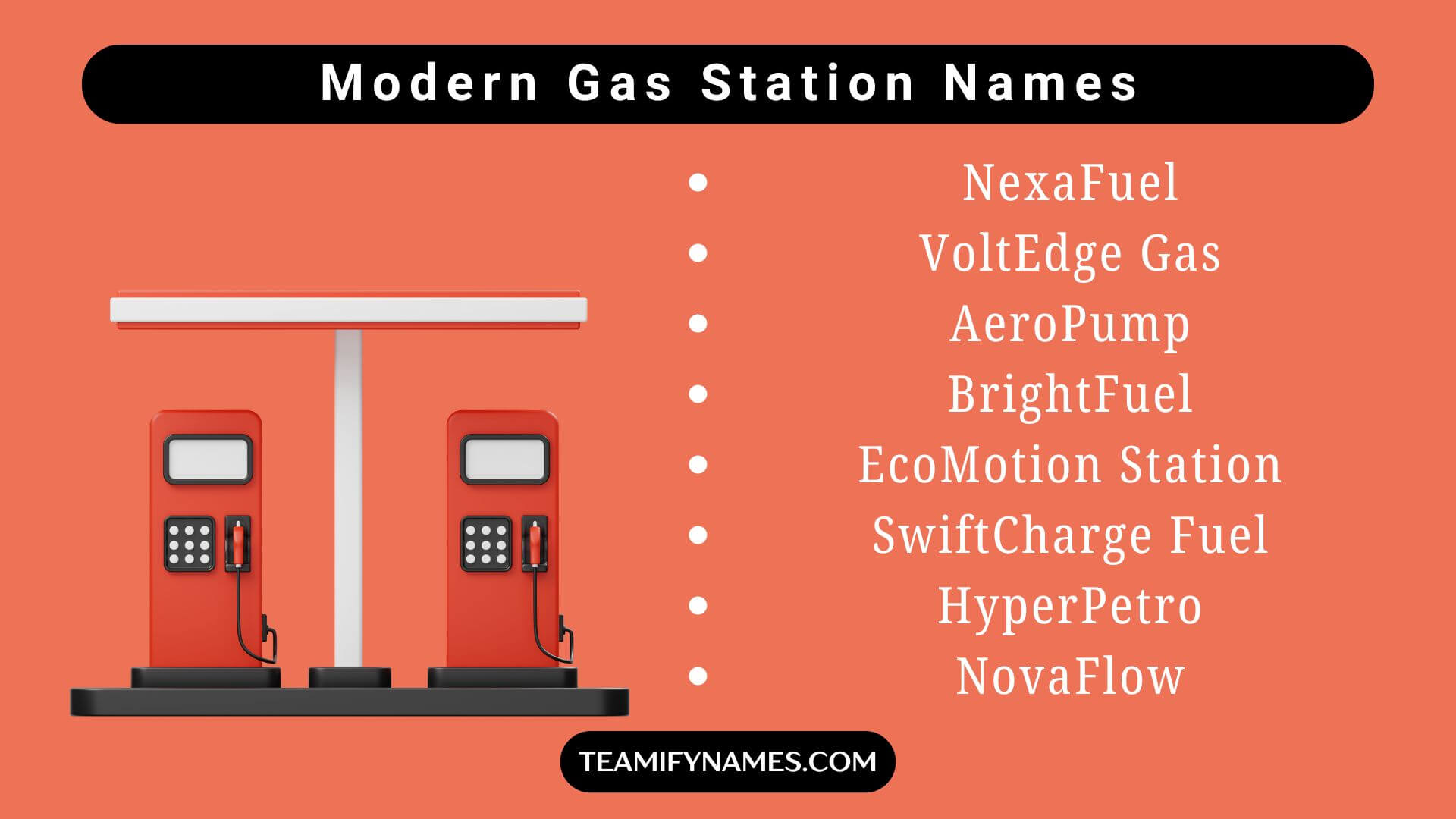 Modern Gas Station Names