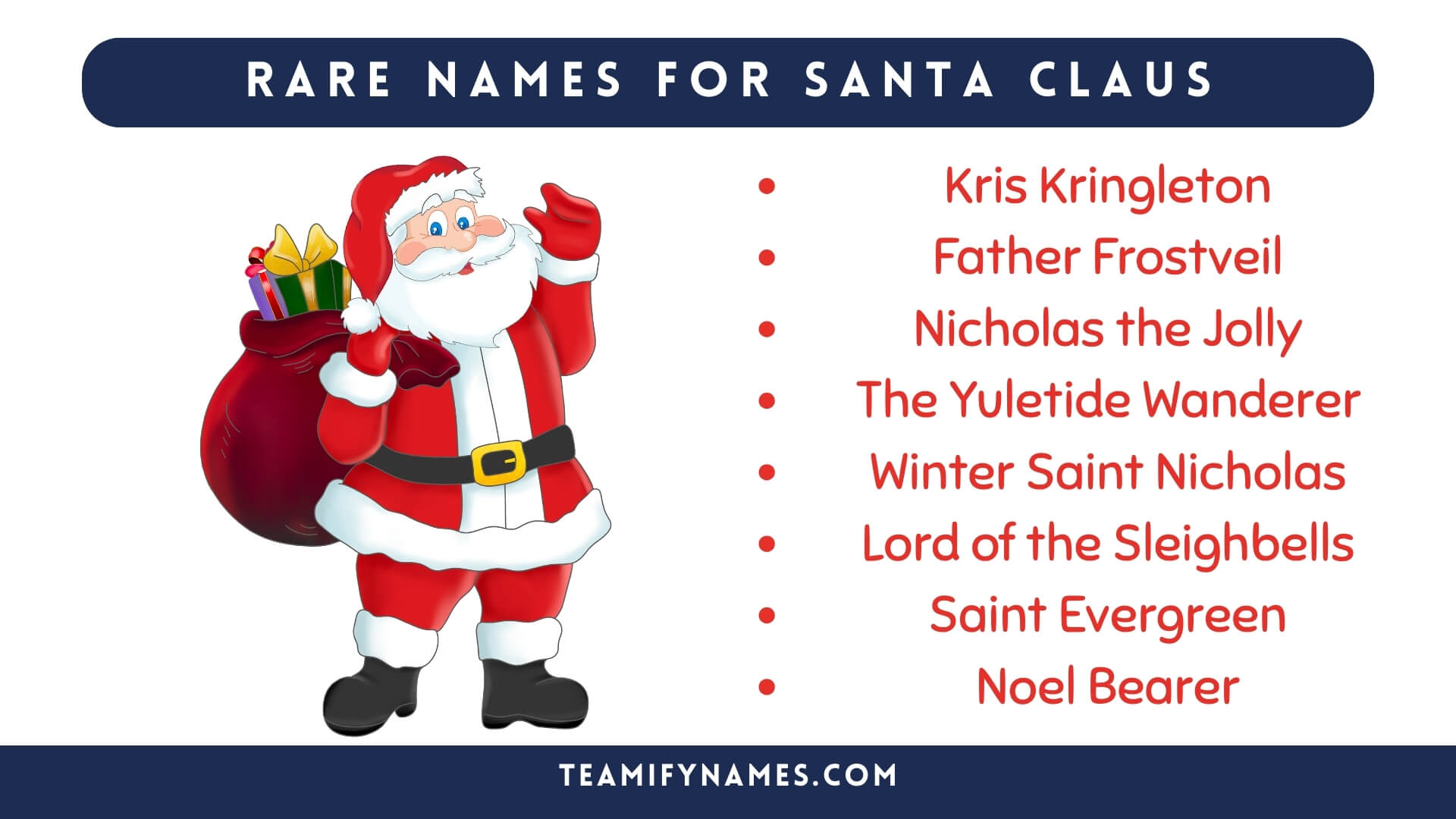 Rare Names For Santa Claus