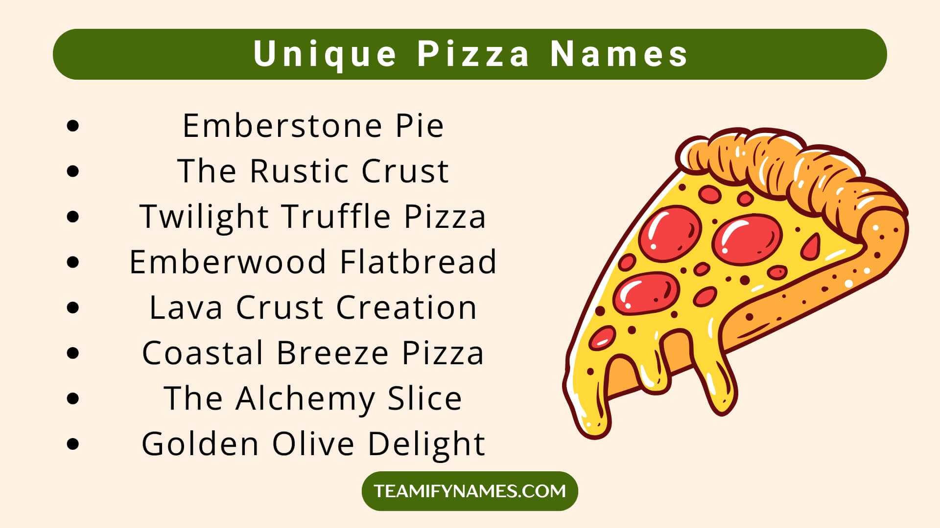 Unique Pizza Names