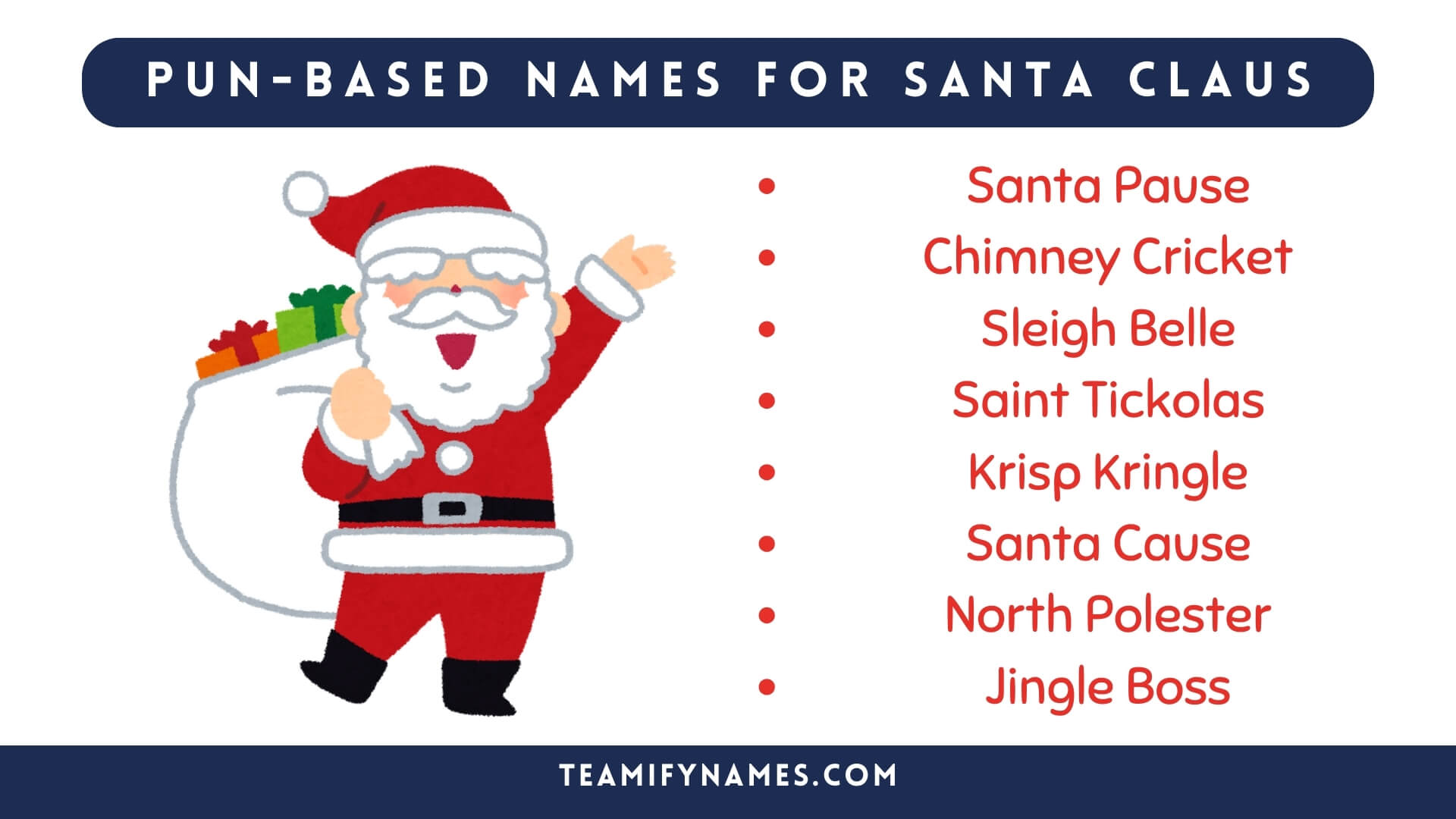 Pun-based Names For Santa Claus