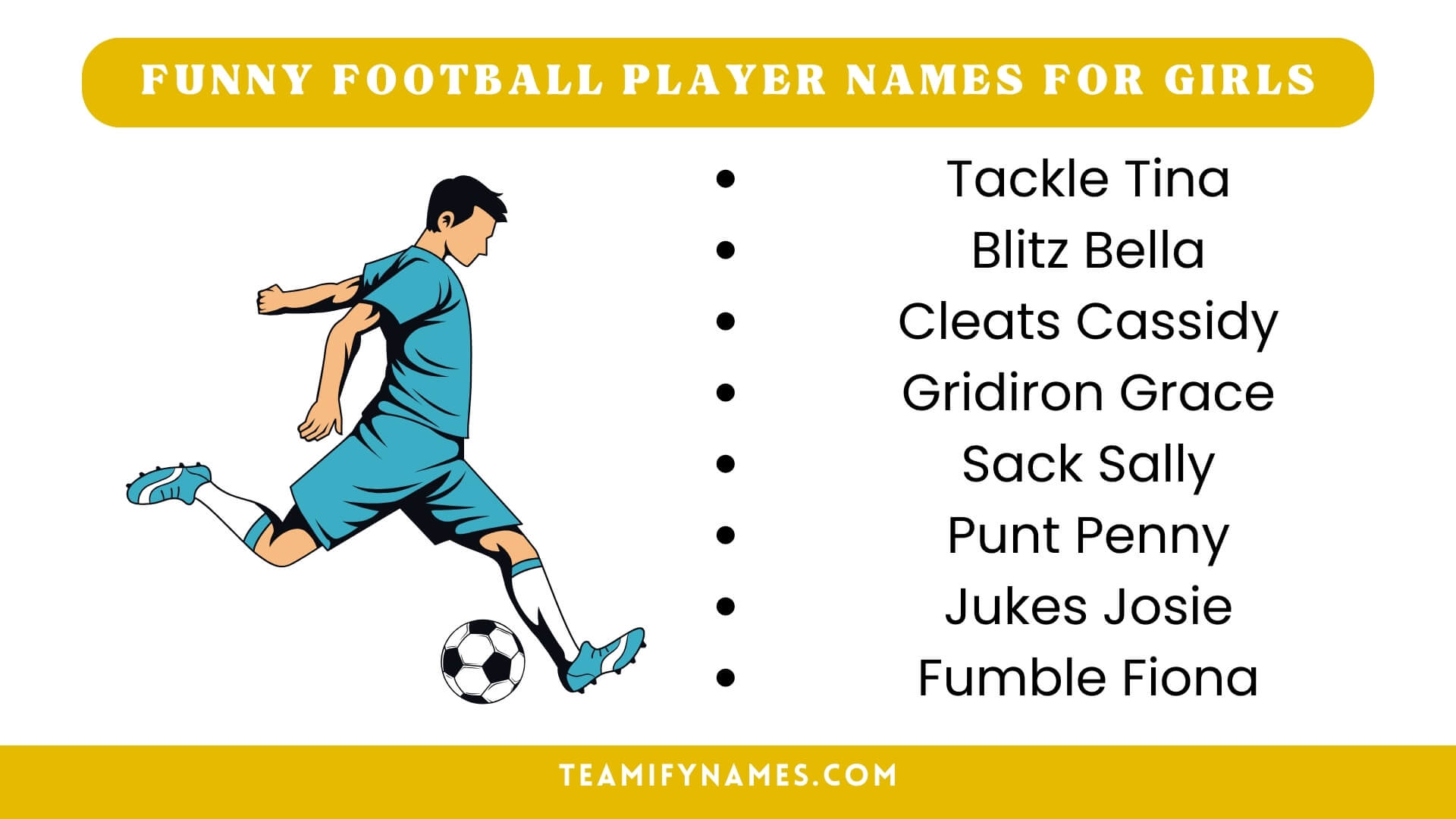 Funny Football Player Names For Girls