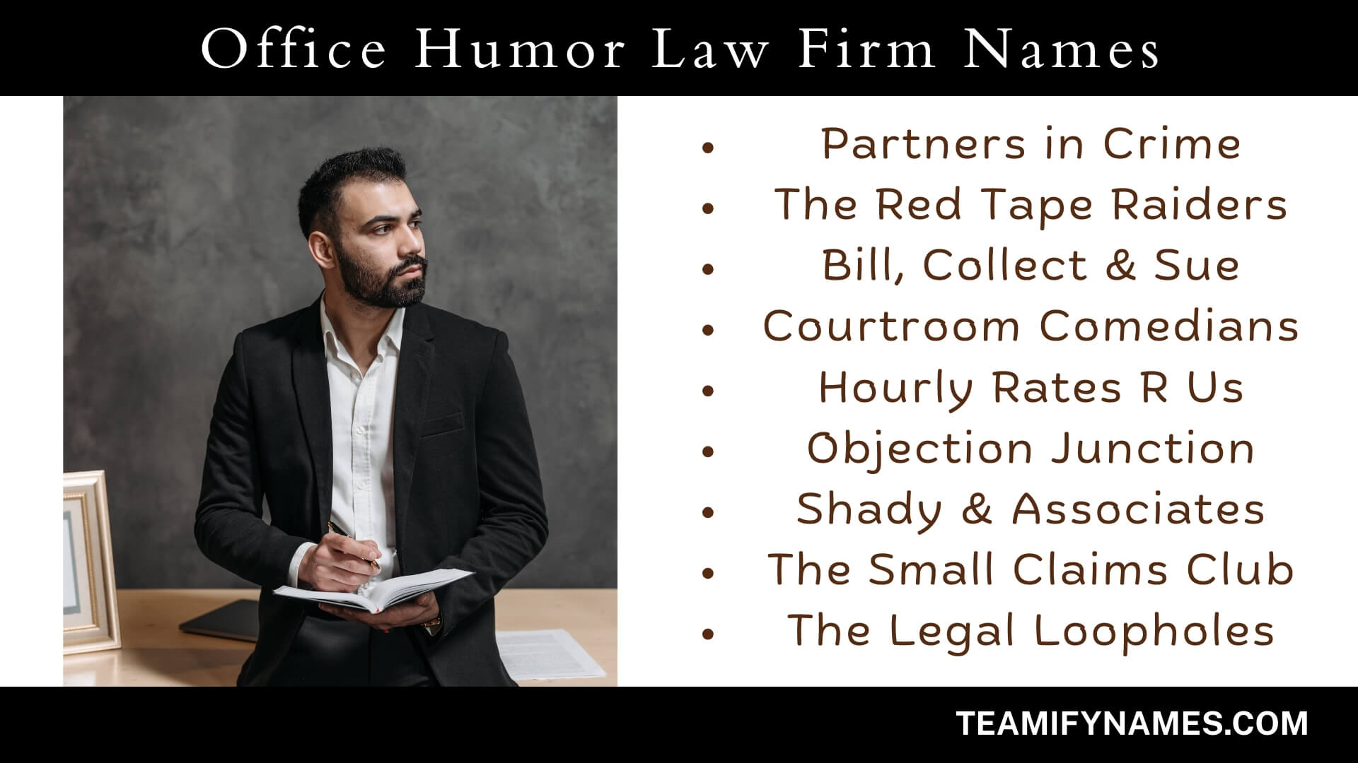 Office Humor Law Firm Names