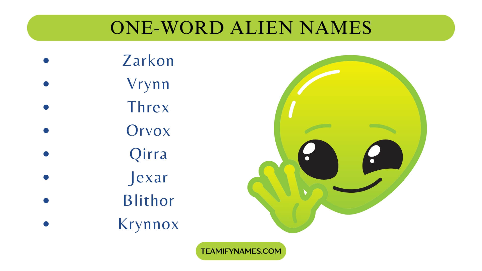 One-Word Alien Names