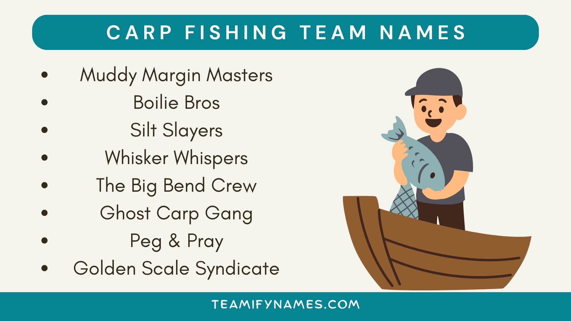 Carp Fishing Team Names