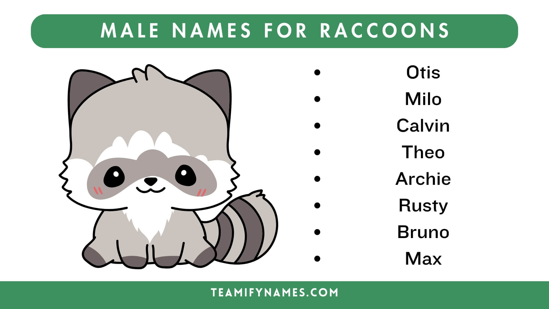 Male Names For Raccoons