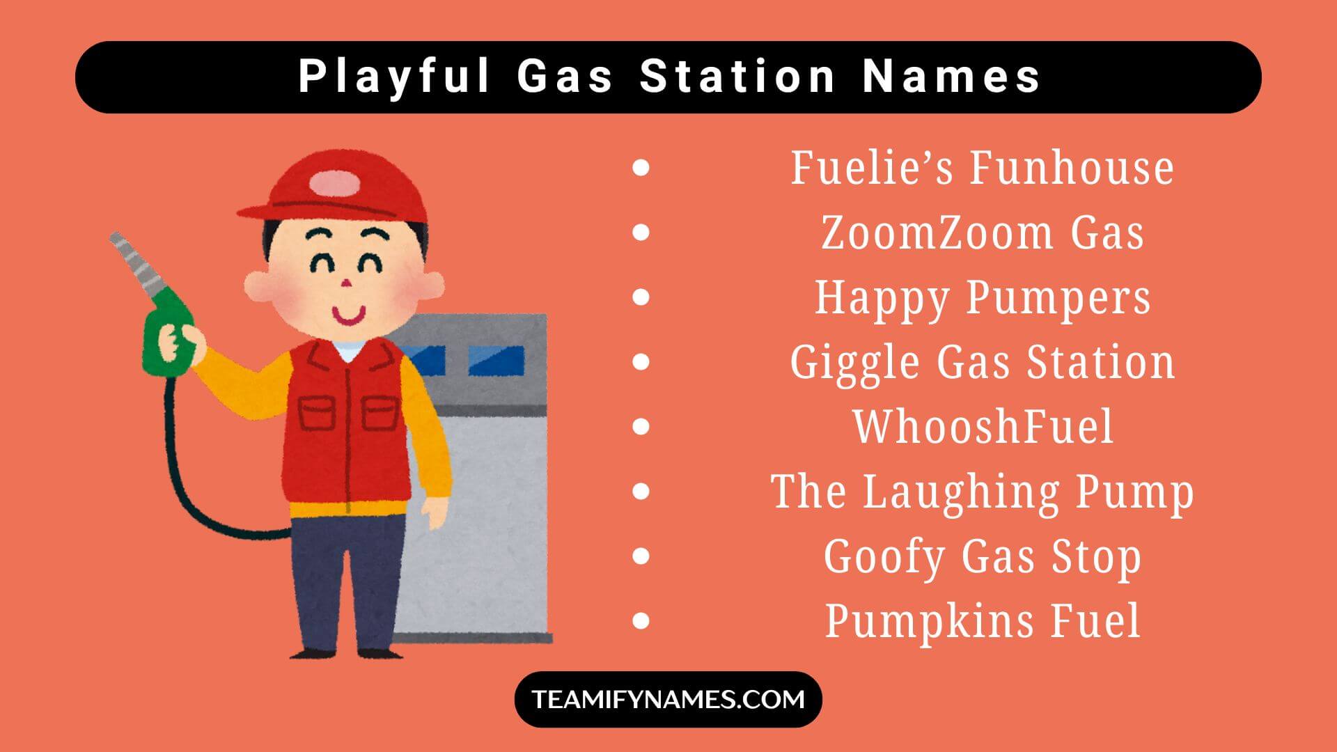 Playful Gas Station Names