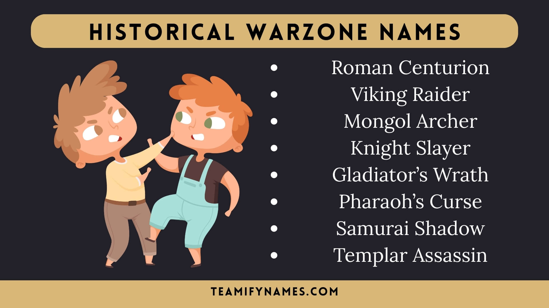 Historical Warzone Names