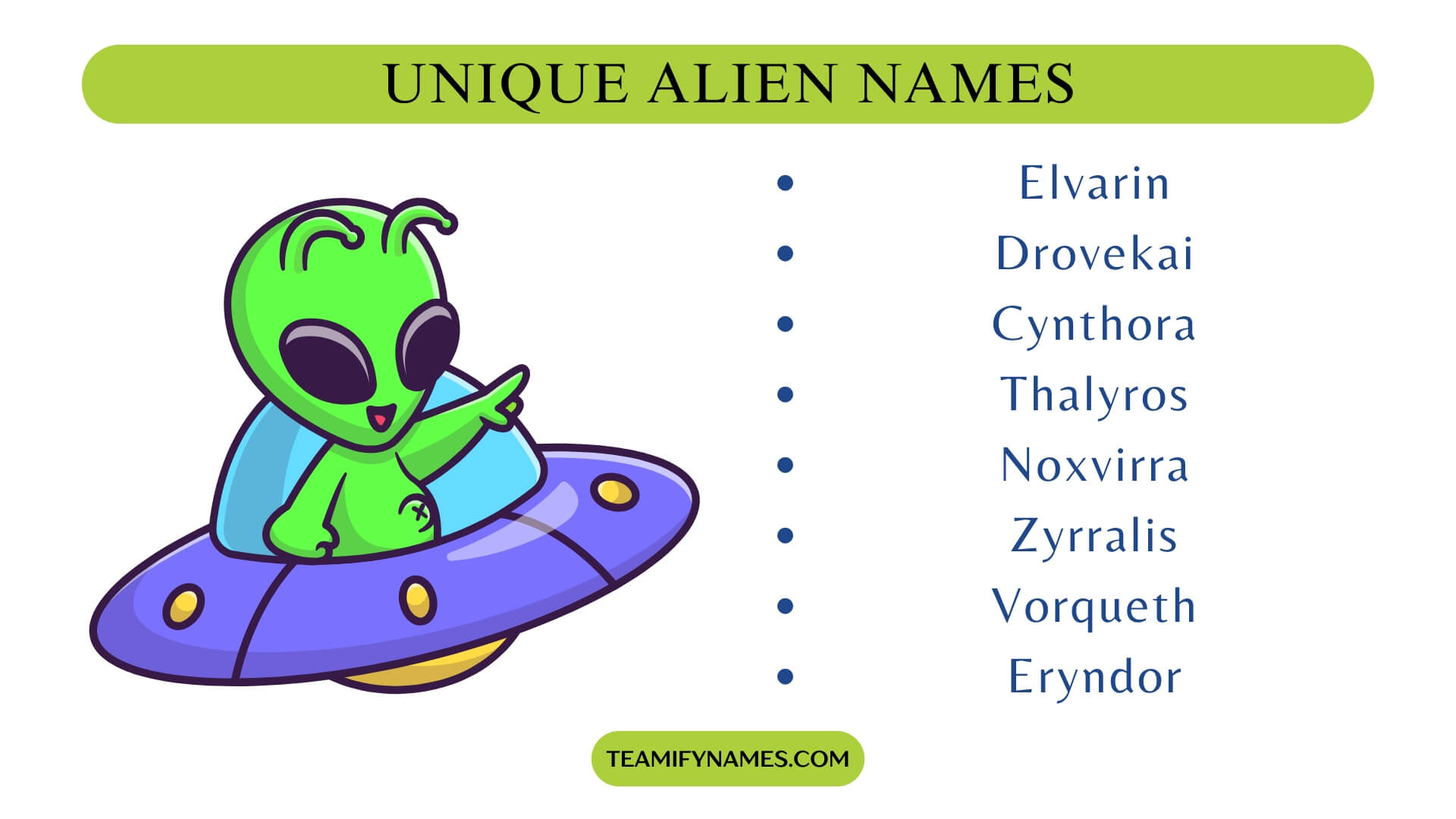 Unique Alien Names