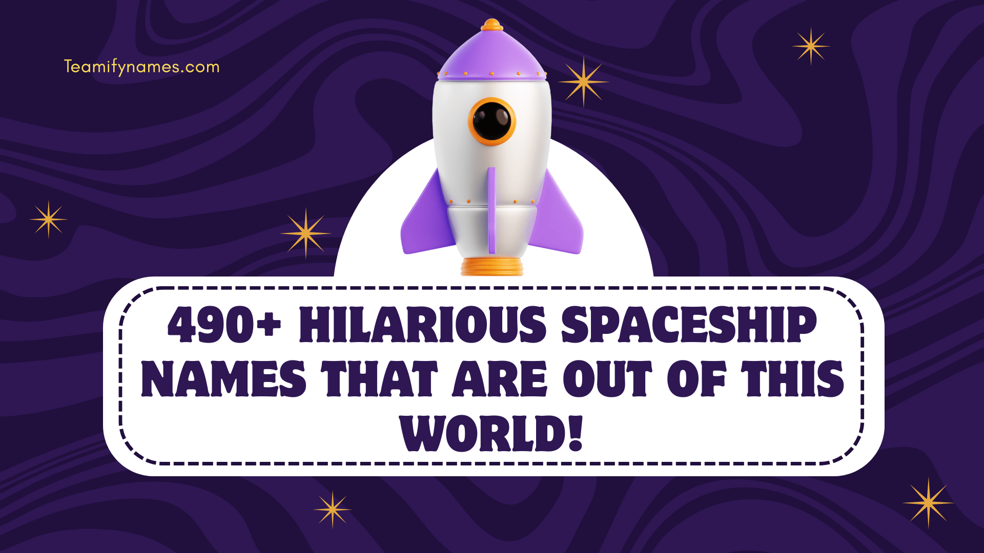 490+ Hilarious Spaceship Names That Are Out of This World!