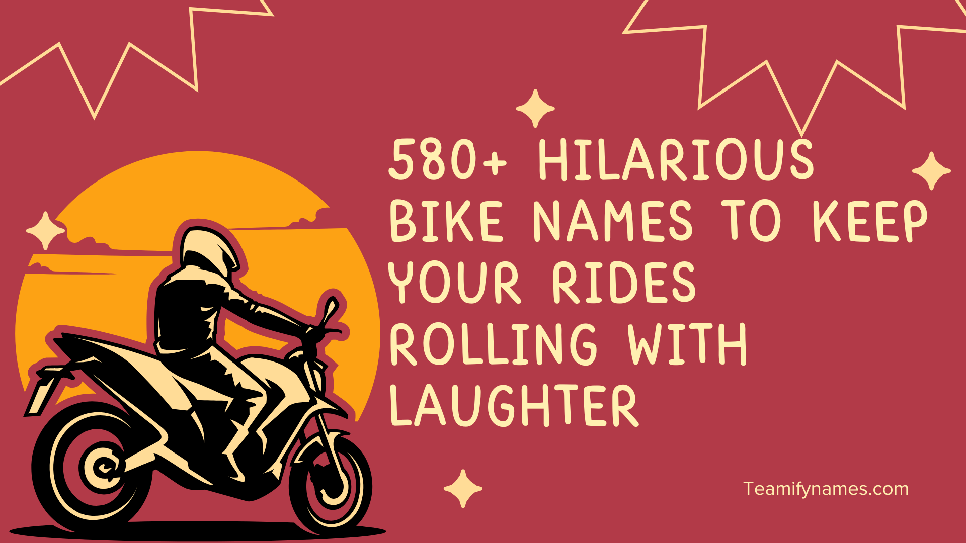 580+ Hilarious Bike Names to Keep Your Rides Rolling with Laughter