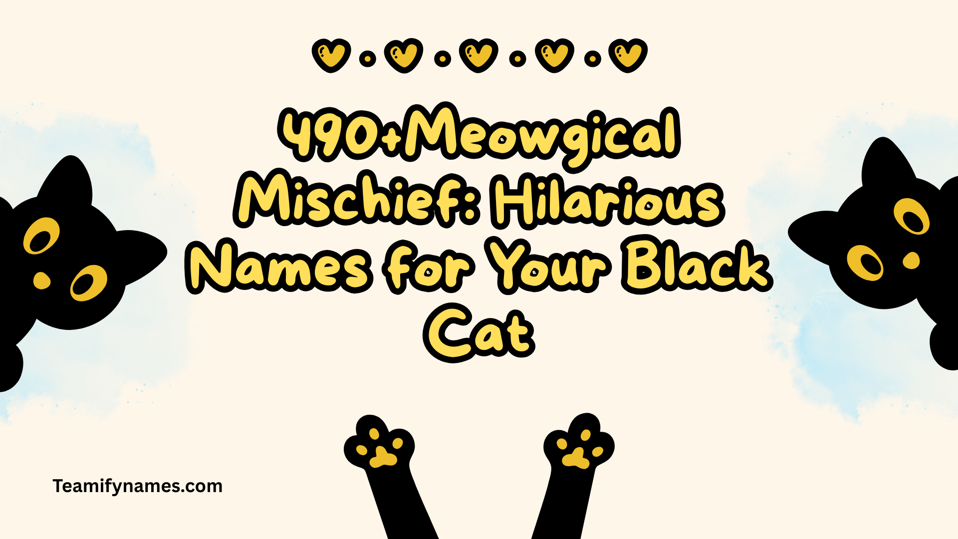 490+Meowgical Mischief: Hilarious Names for Your Black Cat