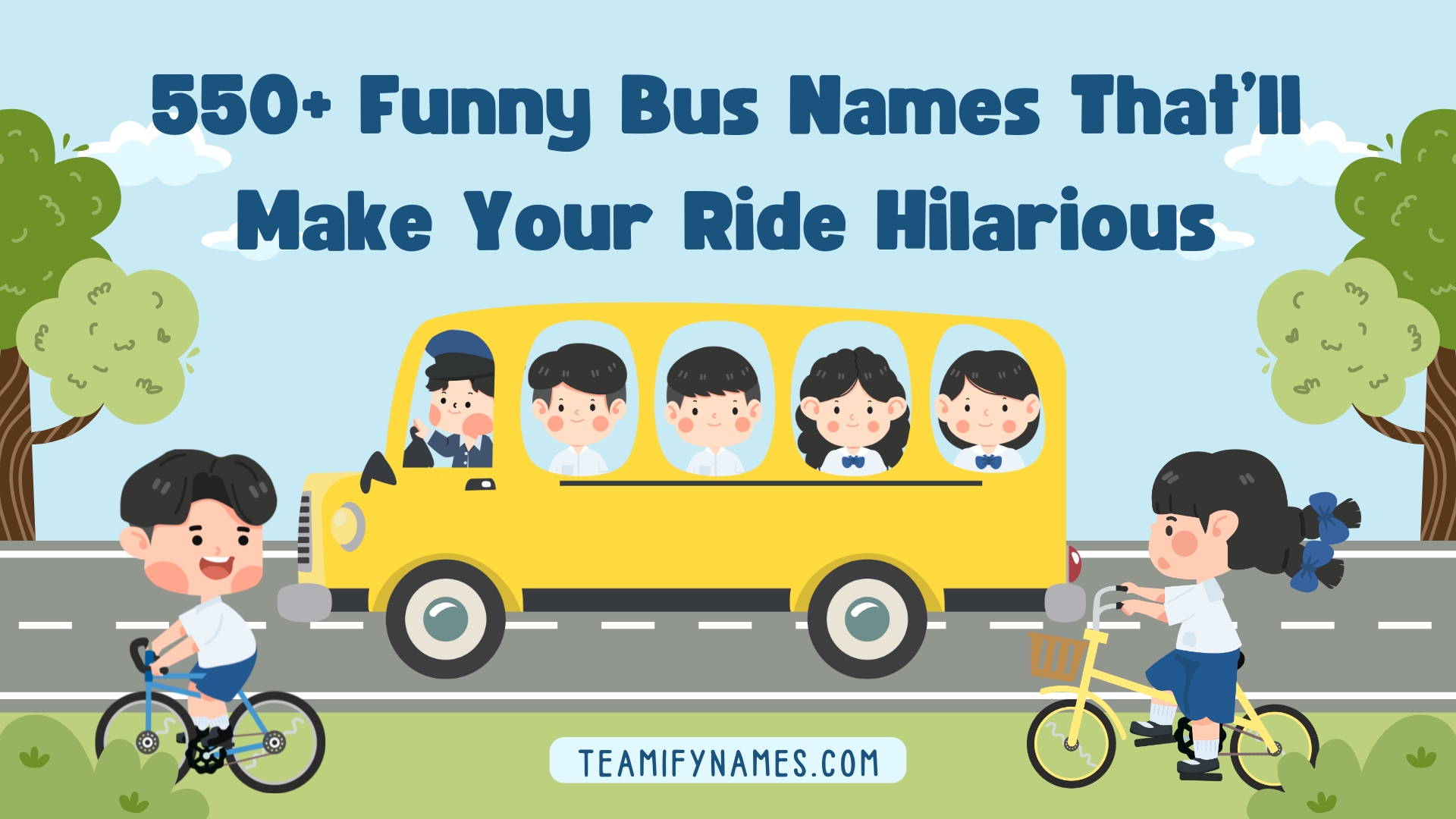 550+ Funny Bus Names That’ll Make Your Ride Hilarious