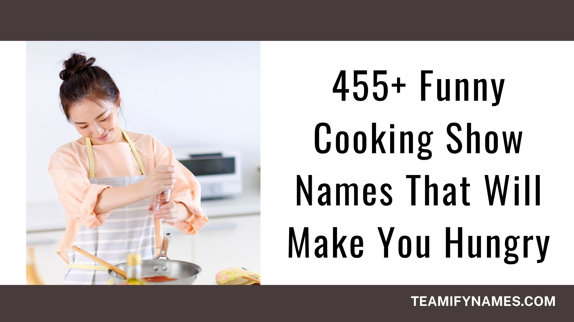 455+ Funny Cooking Show Names That Will Make You Hungry