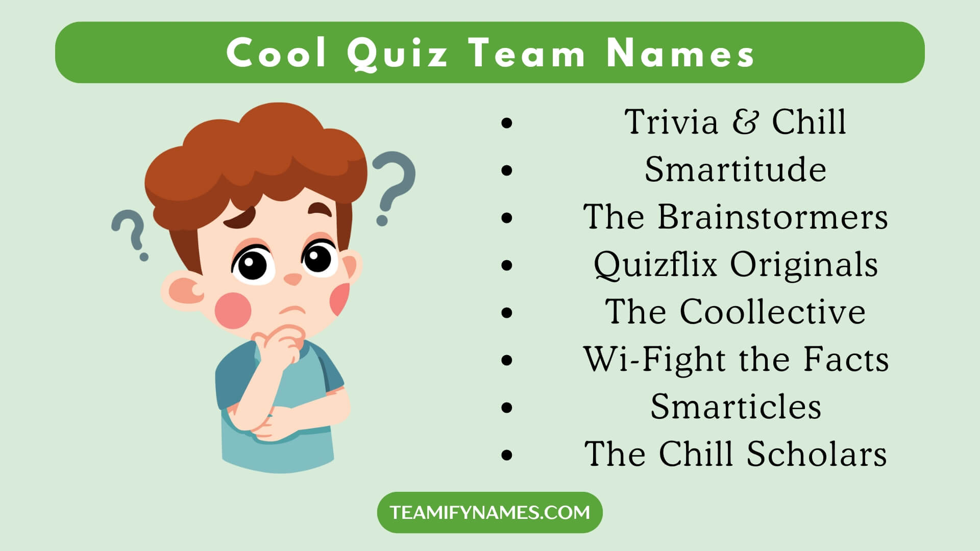 Cool Quiz Team Names