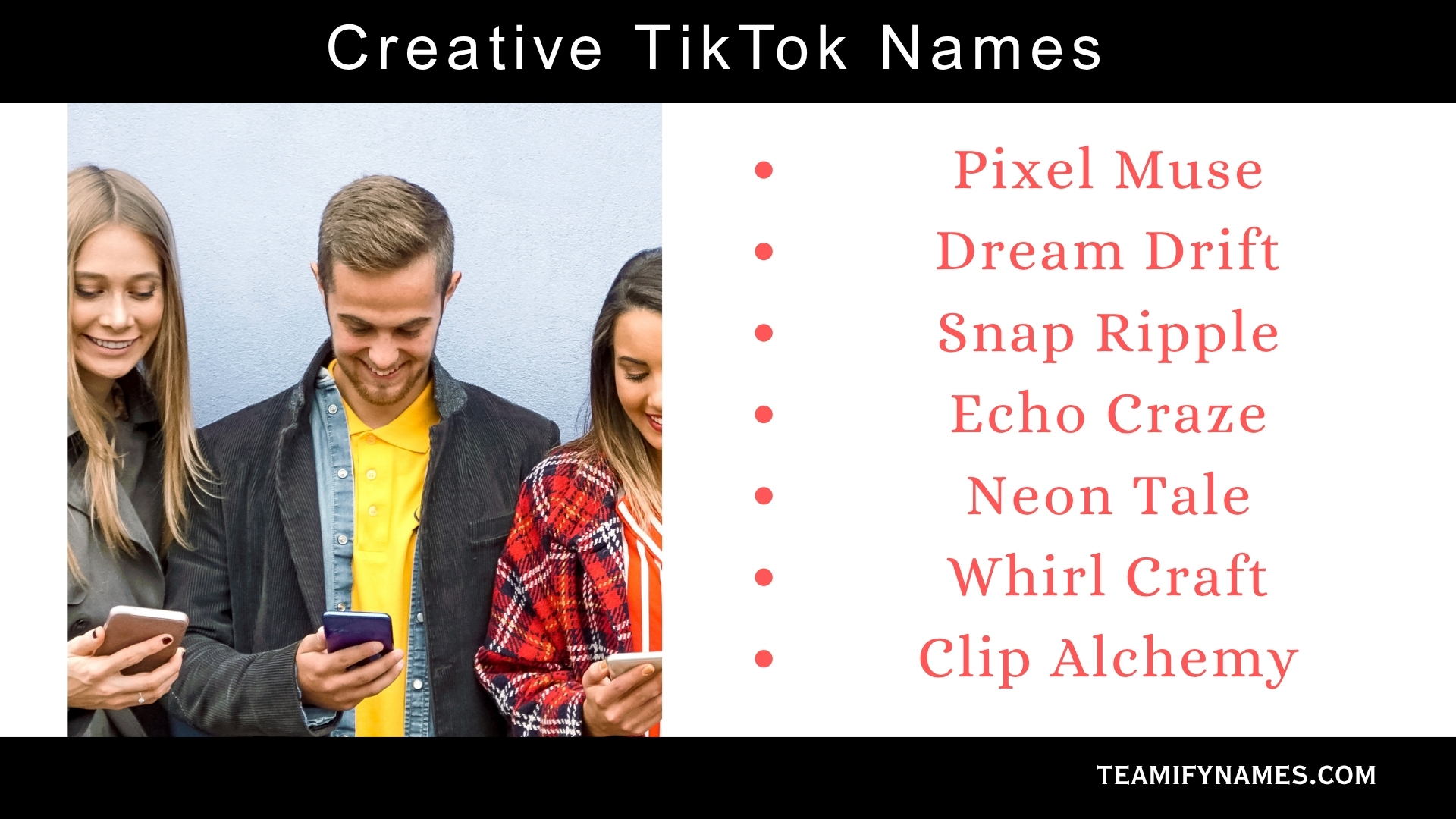 Creative TikTok Names