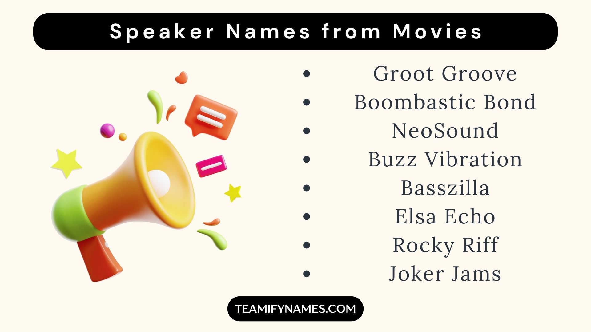 Speaker Names from Movies