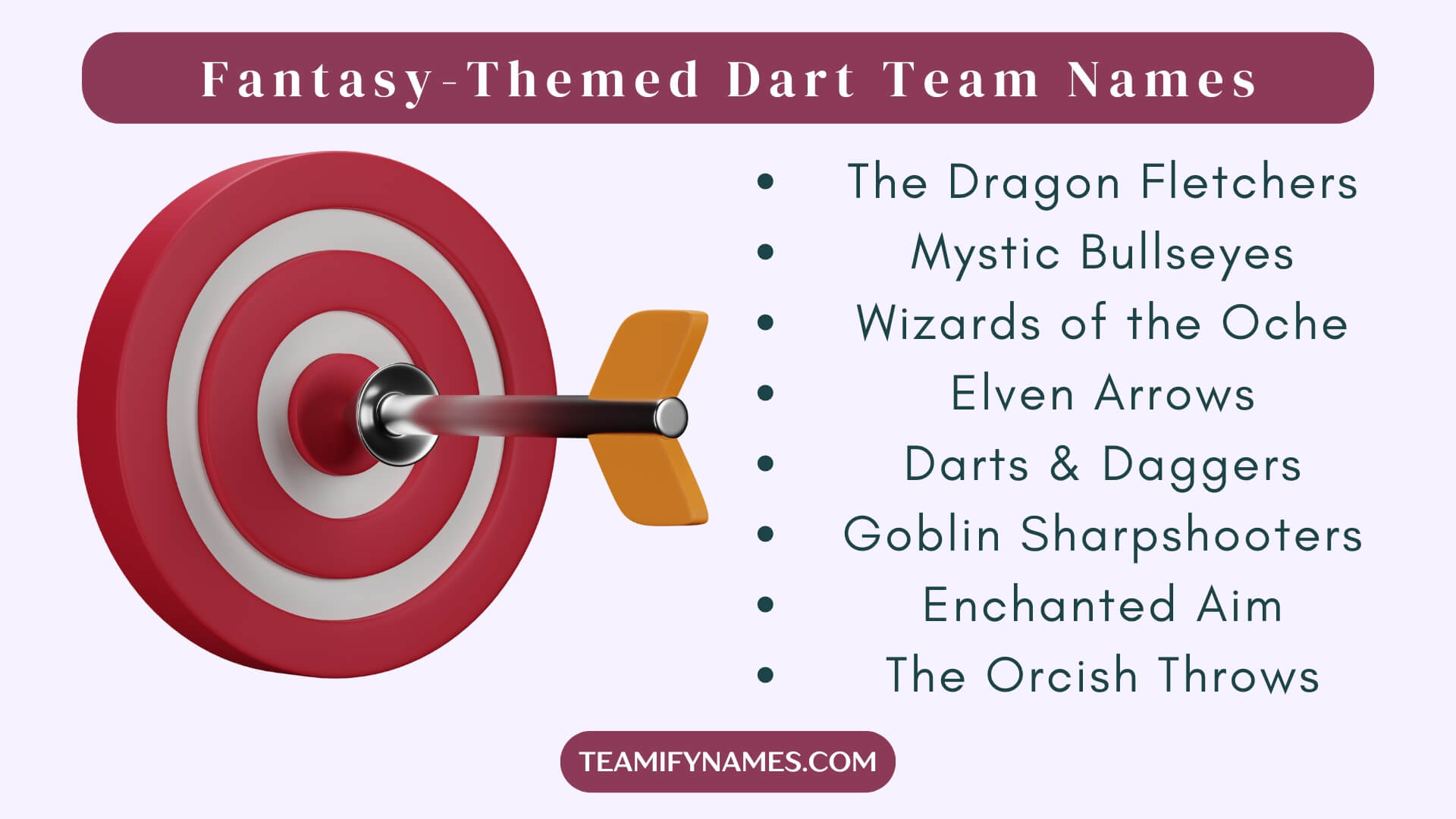 Fantasy-Themed Dart Team Names