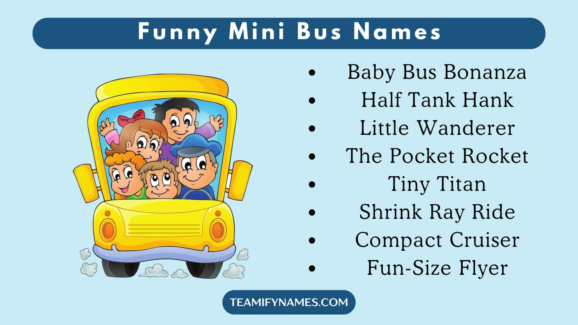 Funny Mini Bus Names