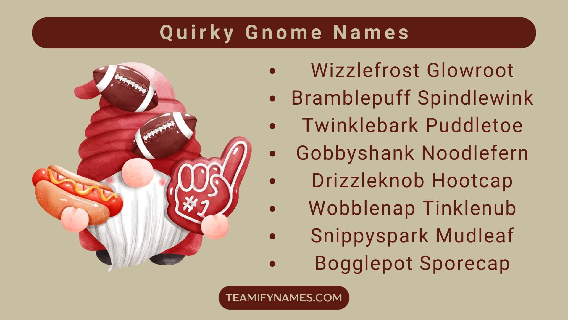 Quirky Gnome Names