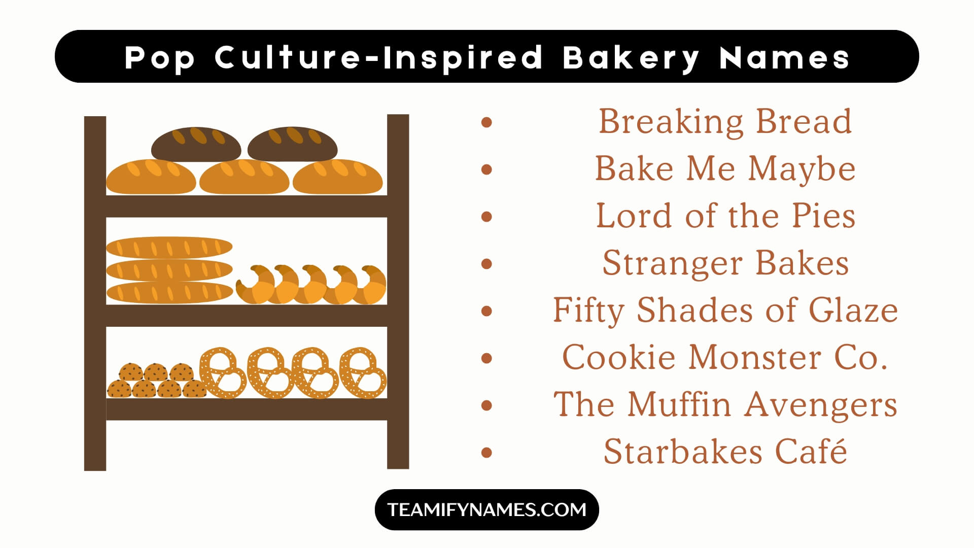 Pop Culture-Inspired Bakery Names